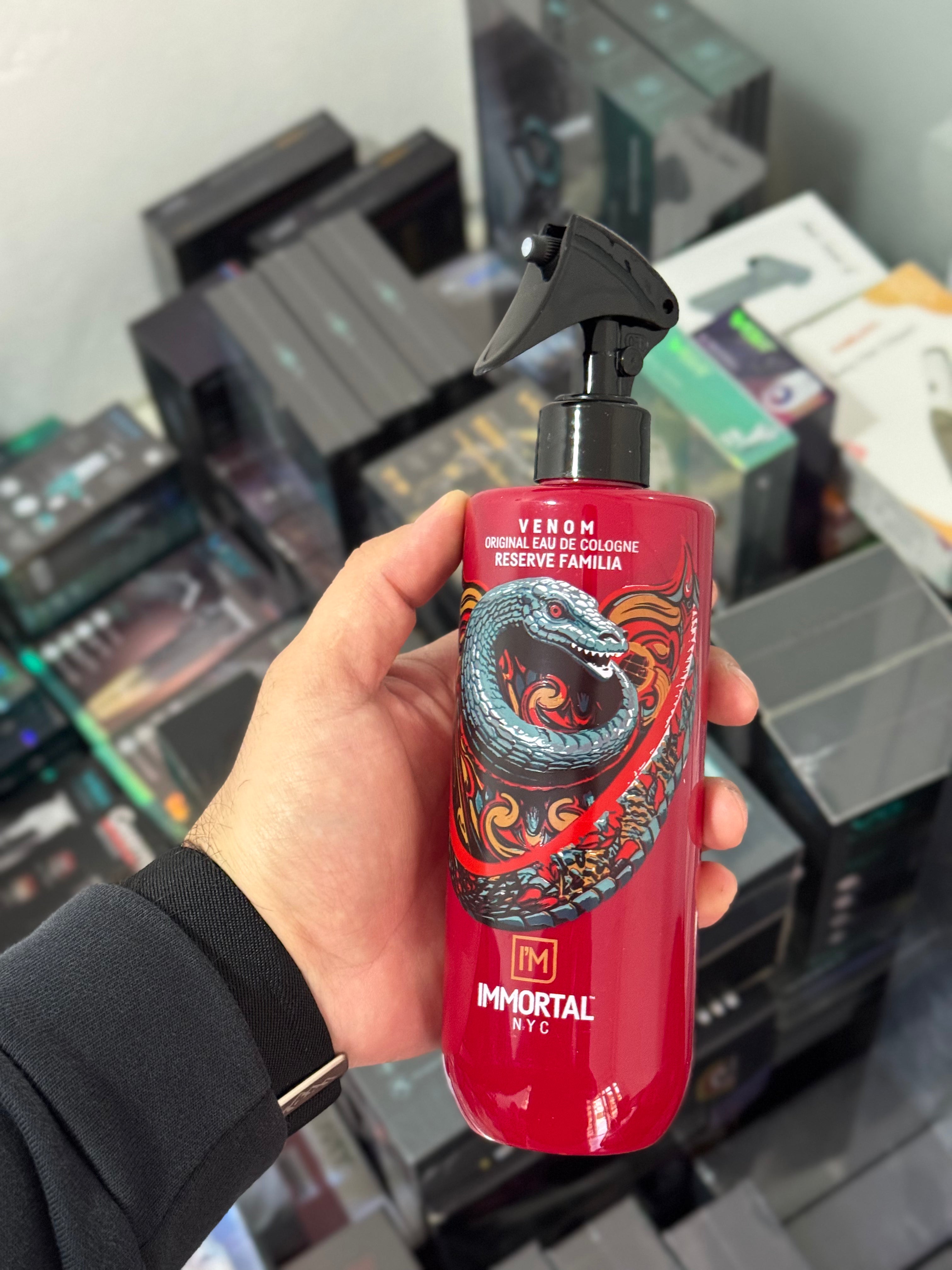 Immortal NYC Reserve Venom Eau de Cologne, muška kolonjska voda i losion nakon brijanja.