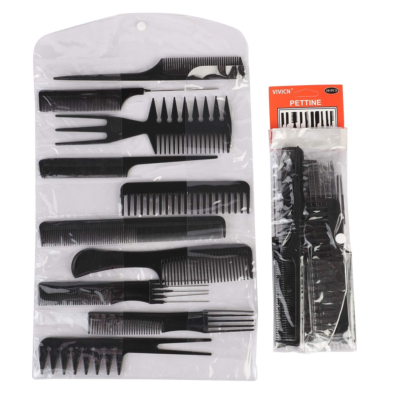 10x Barberski profesionalni set češljeva